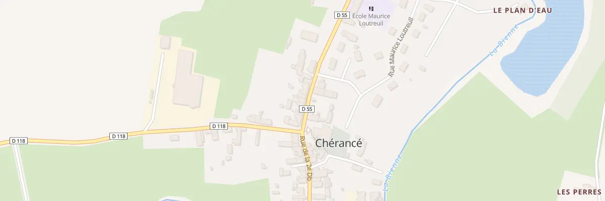 Plan du 8 Rue de la Gare à Chérancé