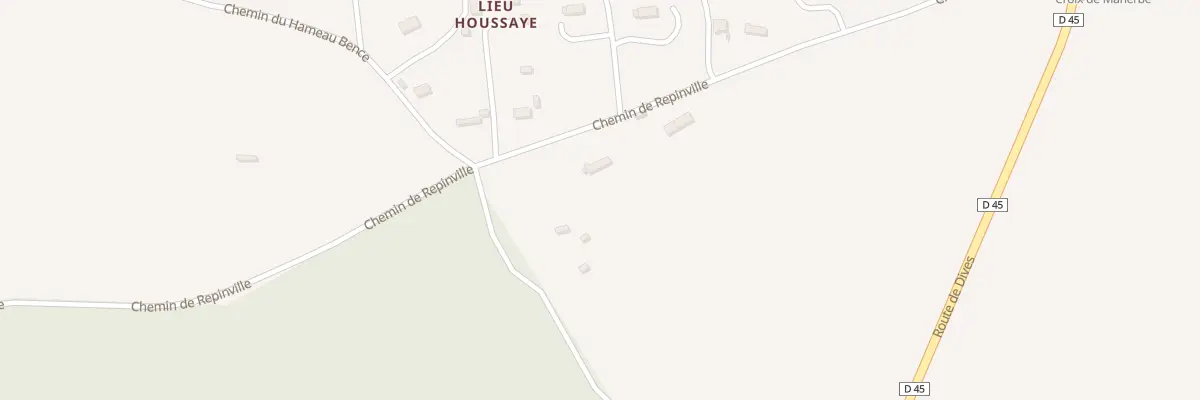 Plan du 555 Che de Repinville à Manerbe