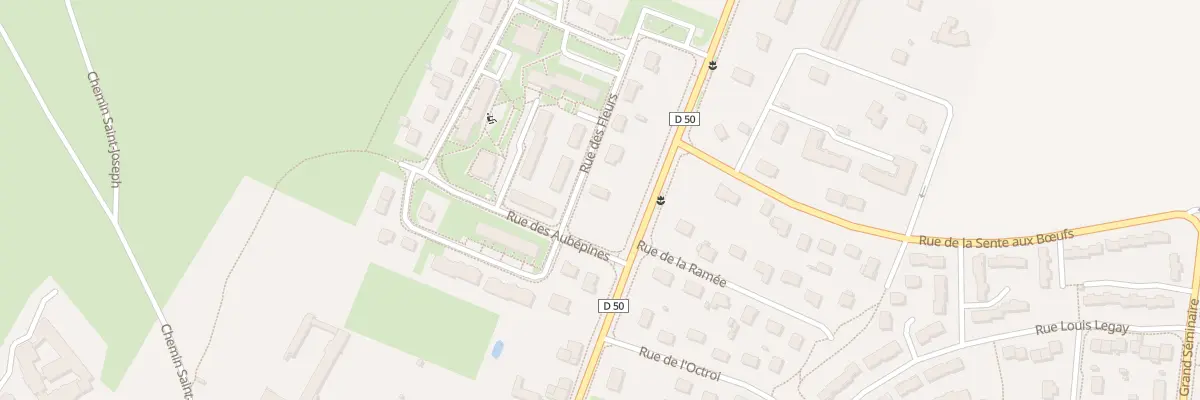 Plan du 9 Rue des Fleurs à Sées