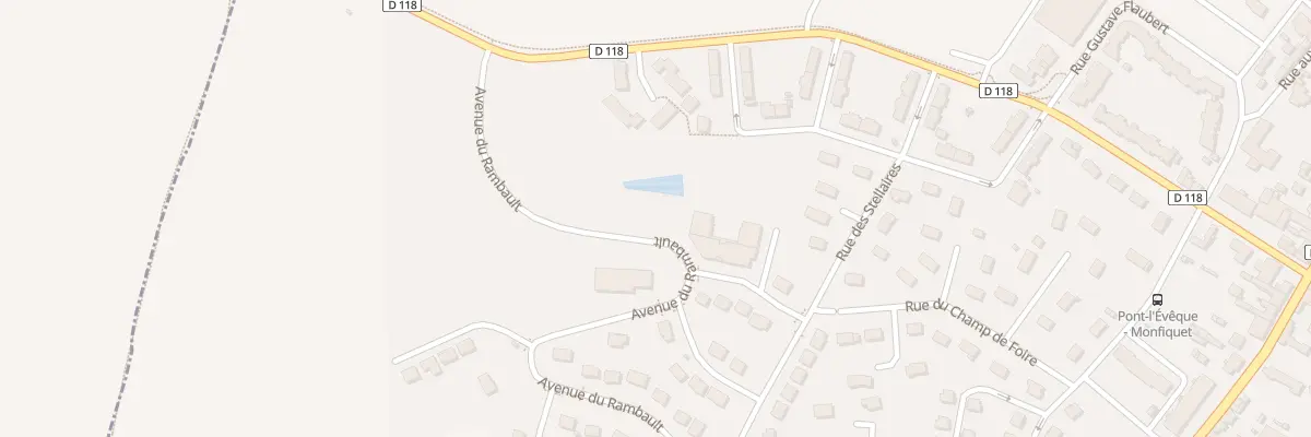 Plan du 14 Av du Rambault à Pont-l’Évêque