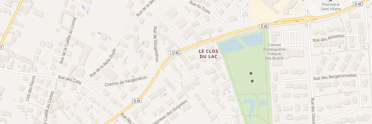 Plan du 3B Rue du Val Montour à Vouillé