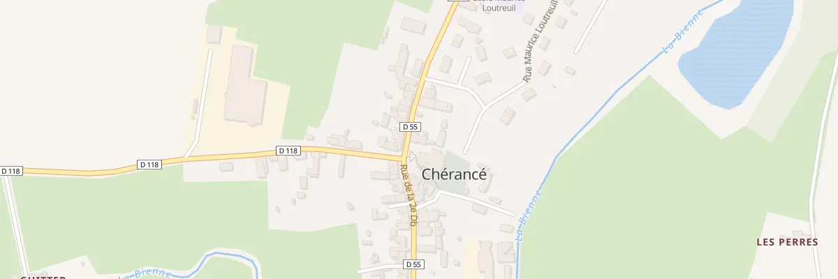 Plan du 1 Rue de la Gare à Chérancé