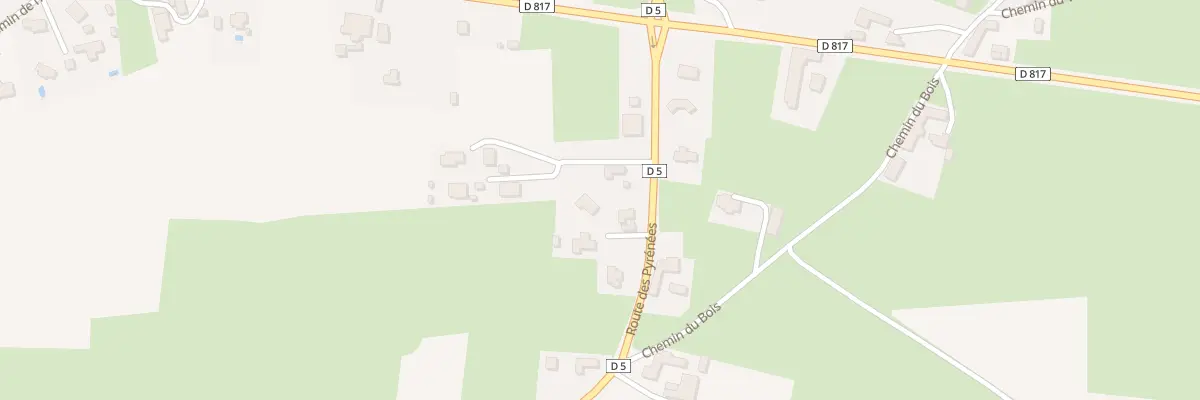 Plan du 4 Rte des Pyrénées à Mascaras