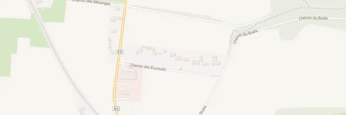 Plan du 5 Che des Ecureuils à Lansac
