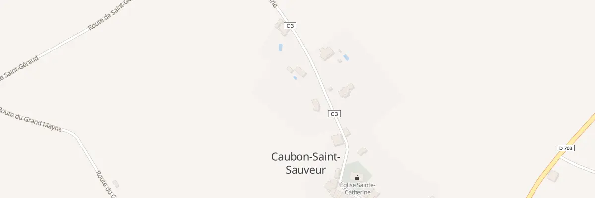 Plan du 485 Rte de la Mairie à Caubon-Saint-Sauveur