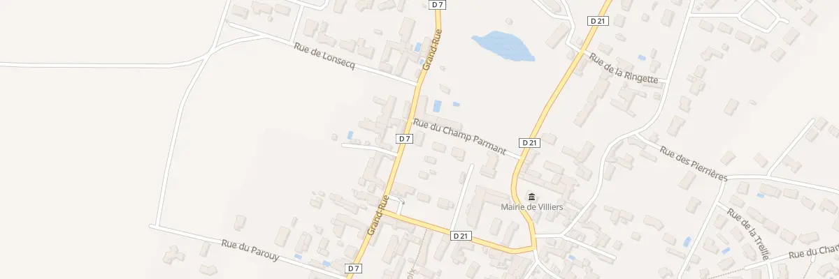 Plan du 3 Gr Grand Rue à Villiers