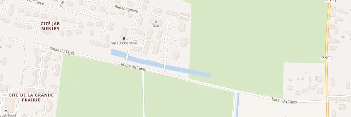 Plan du 9 Pl des Droits de l’Homme à Bourgueil