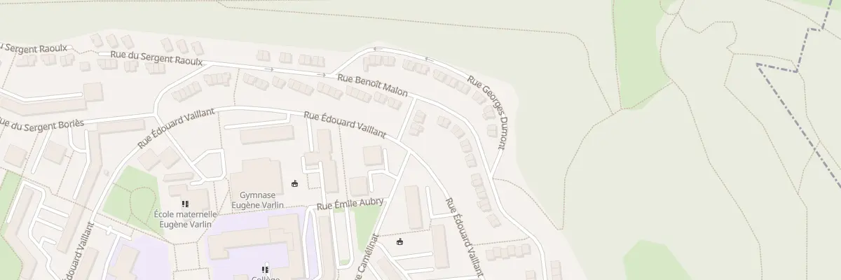 Plan du 99 Rue Benoit Malon au Havre