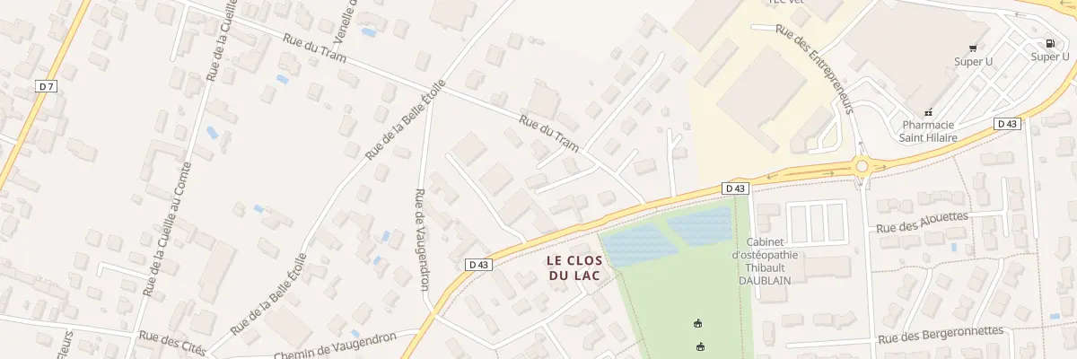 Plan du 18 Rue du Tram à Vouillé