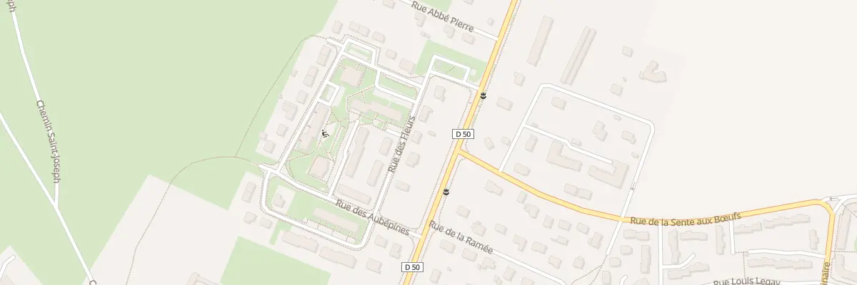 Plan du 5 Rue des Fleurs à Sées