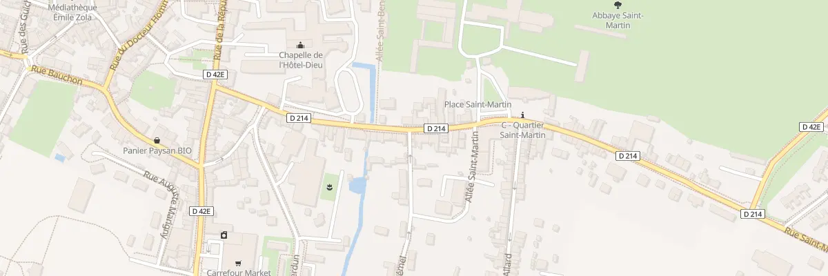 Plan du 44 Rue Saint-Martin à Sées