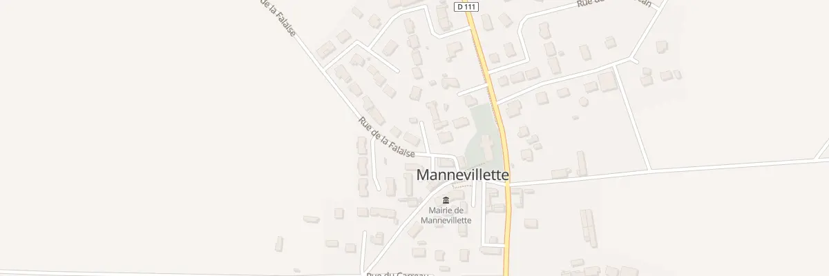 Plan du 10 Rue de la Falaise à Mannevillette