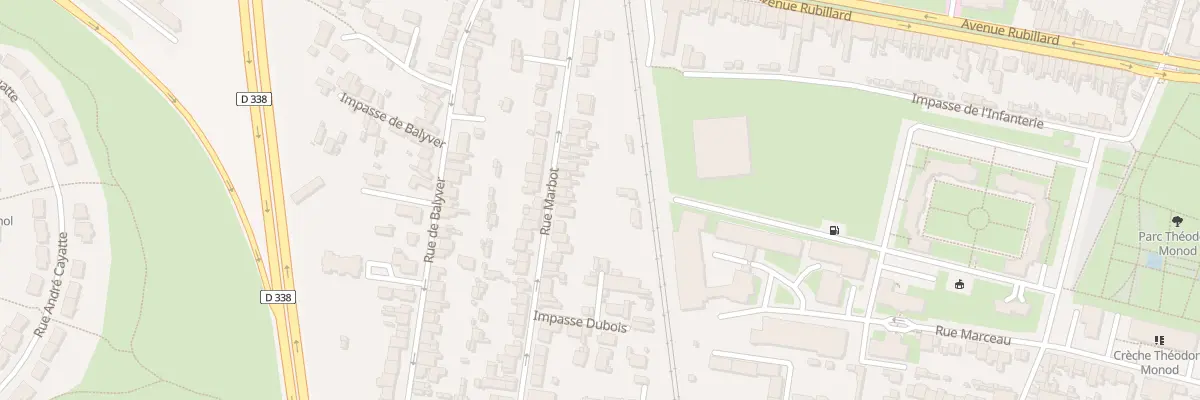 Plan du 43 Rue Marbot au Mans