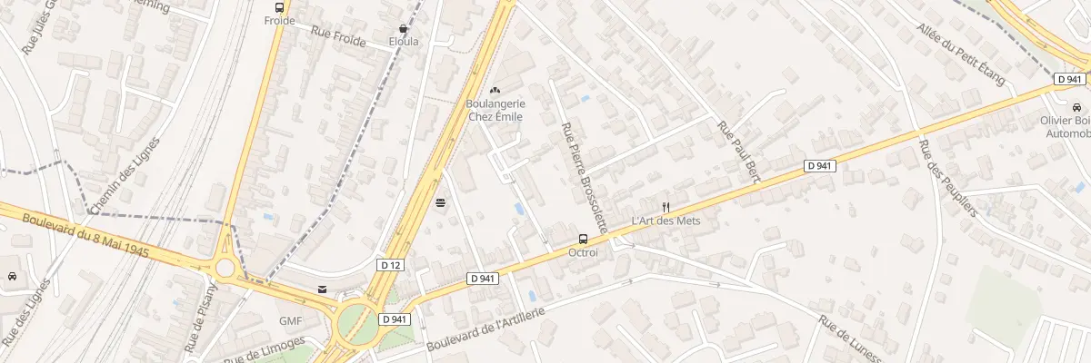 Plan du 164 Rue de Limoges à Angoulême