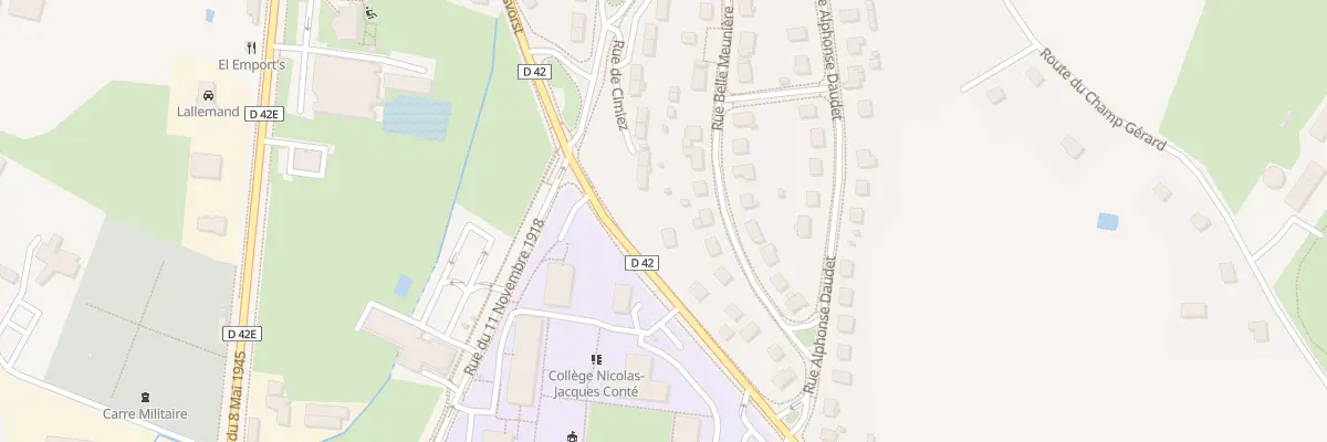 Plan du 21 Av de Tönisvorst à Sées