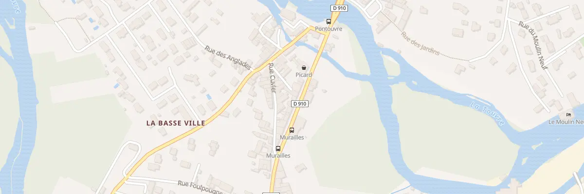 Plan du 288 Rte de Paris à Gond-Pontouvre