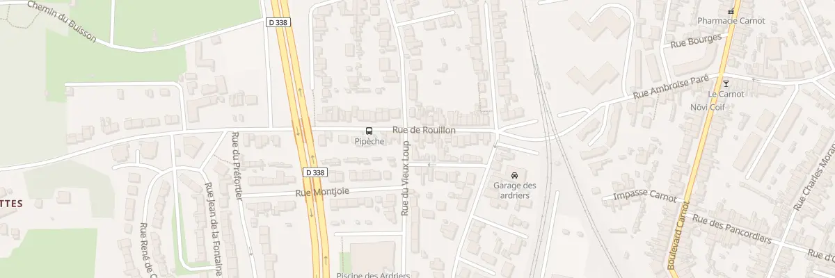 Plan du 27 Rue de Rouillon au Mans