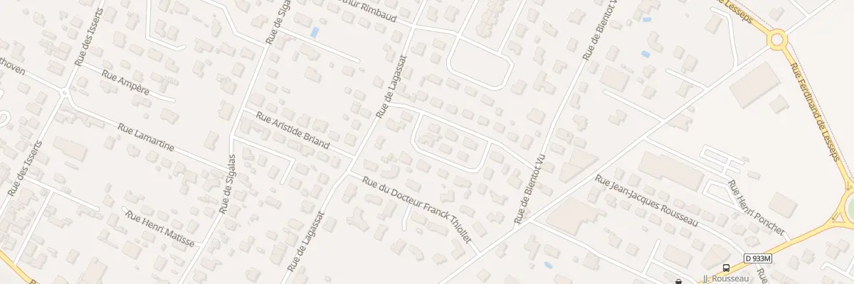 Plan du 8 Rue Jean Cocteau à Marmande