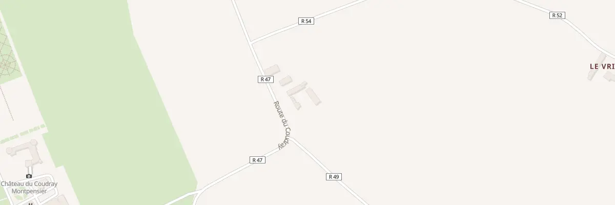 Plan du 2 Rte du Coudray à Seuilly