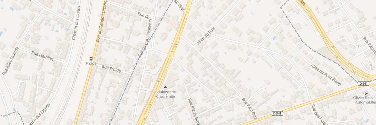 Plan du 20 Rue des Pieces a l’Etang à Angoulême