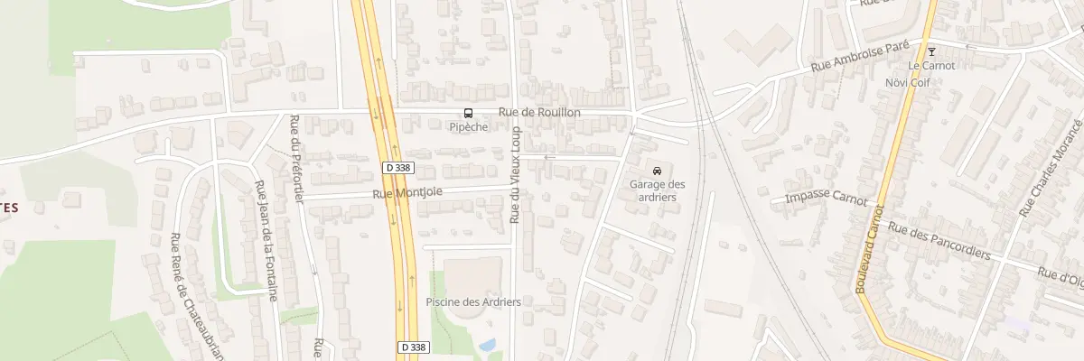 Plan du 15 Rue de la Belle Etoile au Mans