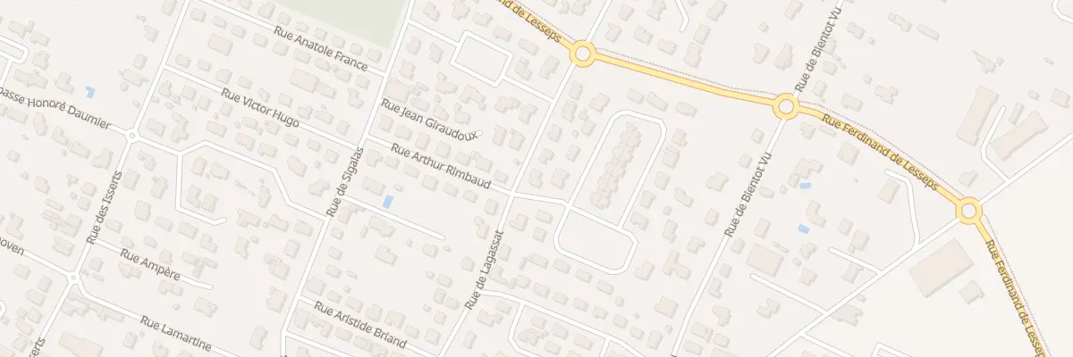 Plan du 46 Rue de Lagassat à Marmande