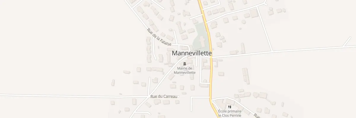 Plan du 10 Rue du Carreau à Mannevillette