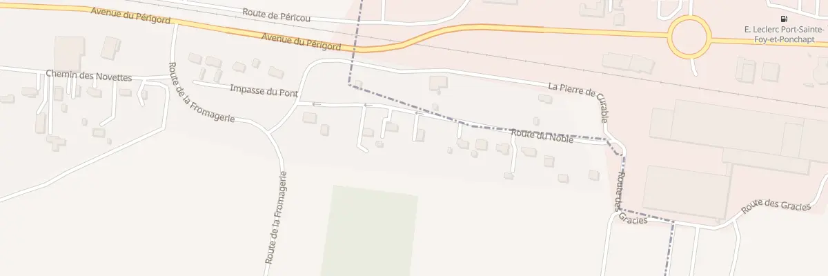 Plan du 154 Rte du Noble à Saint-Antoine-de-Breuilh