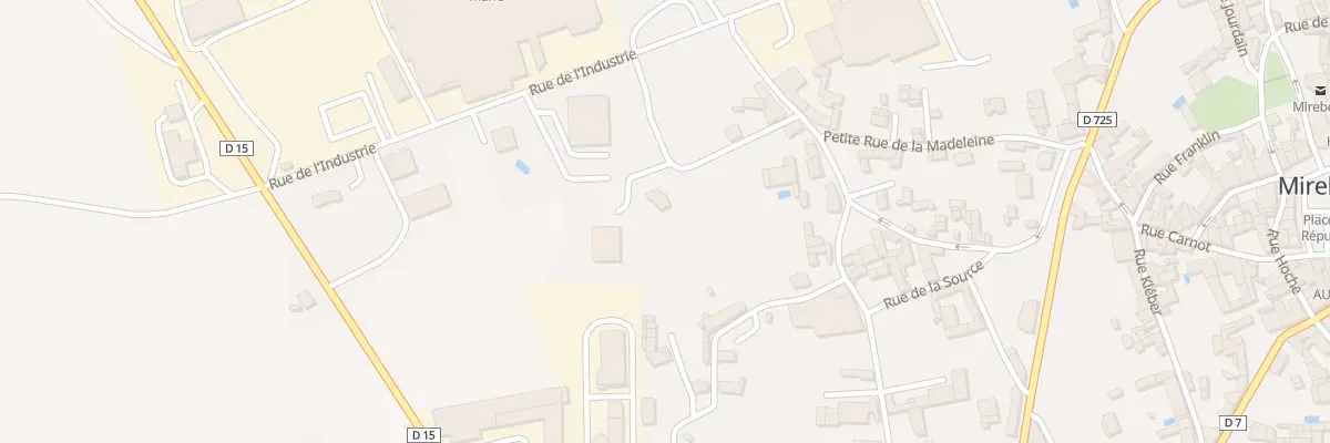 Plan du 3 Rue de la Gaurie à Mirebeau
