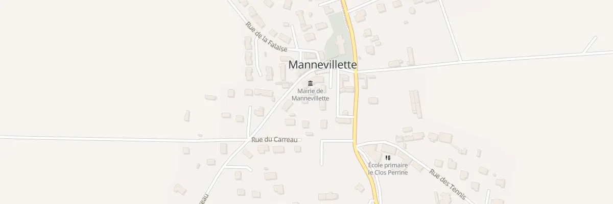 Plan du 11 Rue du Carreau à Mannevillette
