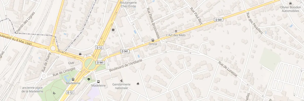 Plan du 145 Rue de Limoges à Angoulême