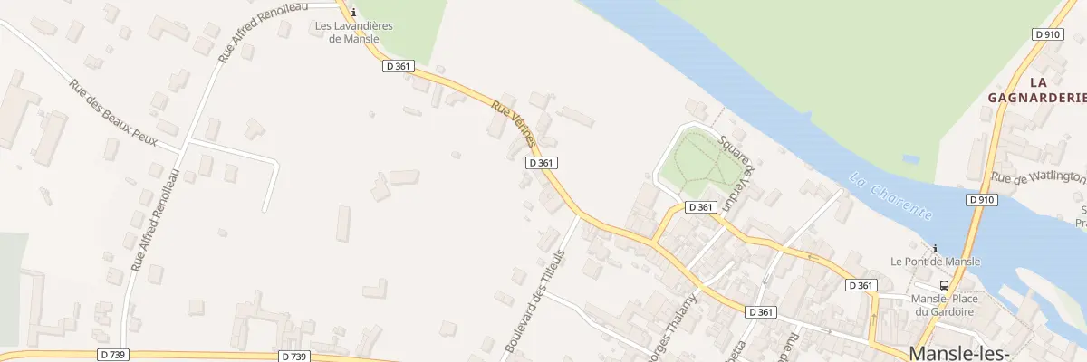 Plan du 44 Rue de Verines à Mansle-les-Fontaines