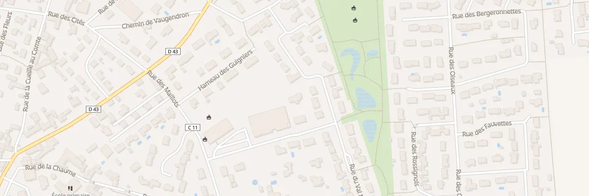 Plan du 16 Rue du Val Montour à Vouillé