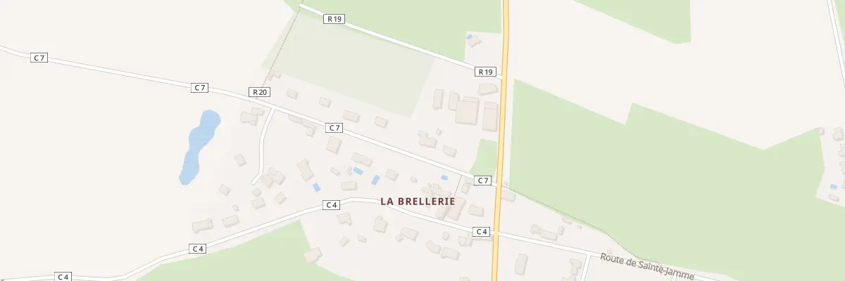 Plan du 4 Rte de la Chapuisiere à Souillé