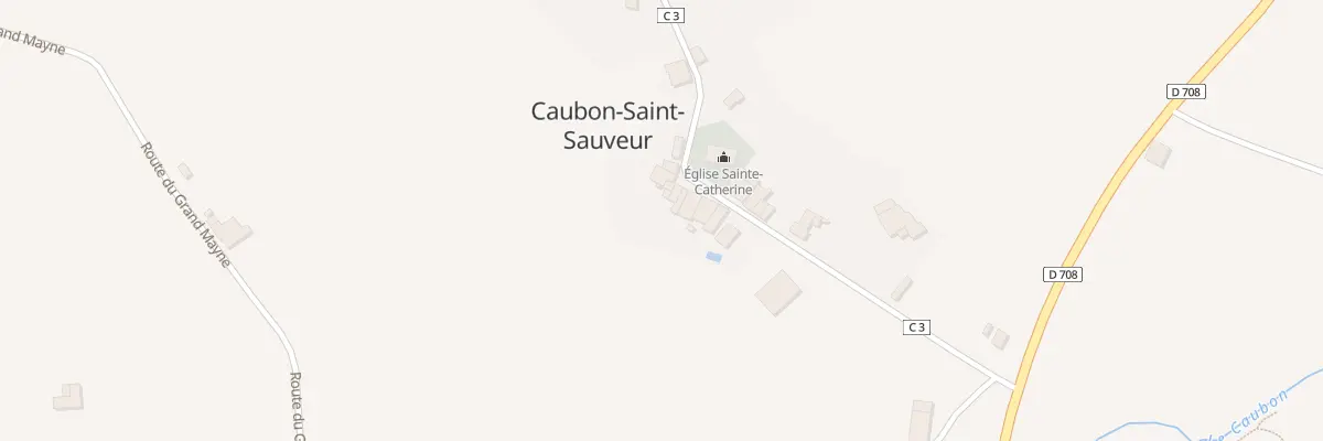 Plan du 295 Rte de la Mairie à Caubon-Saint-Sauveur