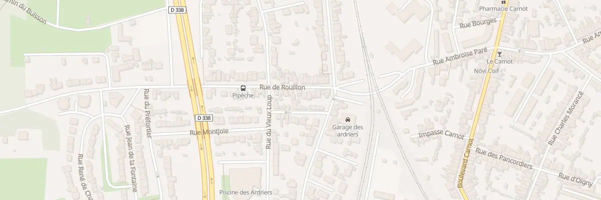 Plan du 17 Rue de Rouillon au Mans