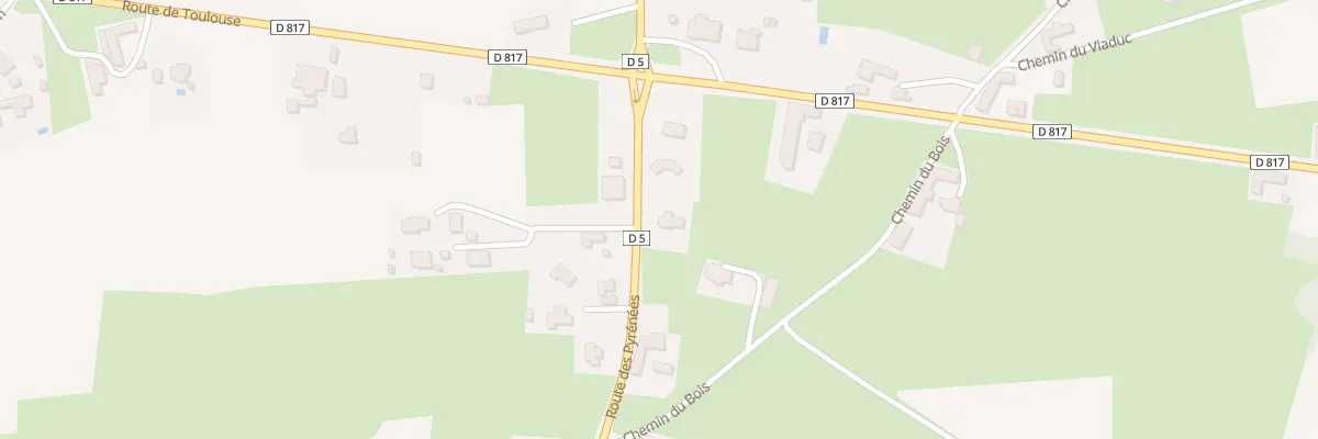 Plan du 7 Rte des Pyrénées à Mascaras