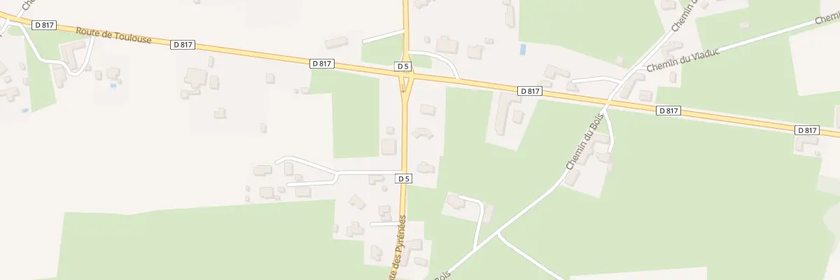 Plan du 5 Rte des Pyrénées à Mascaras