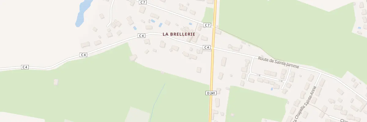 Plan du 5152 La Lande à Souillé