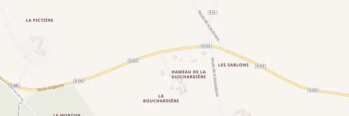 Plan du 15 Chem de la Bouchardière à Gizeux