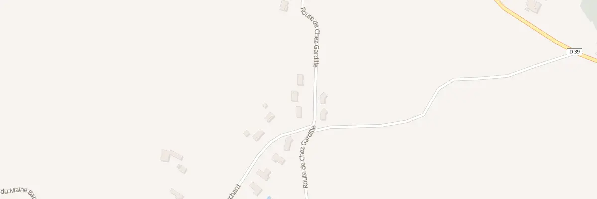 Plan du 5180 Chez Blanchard à Boisné-La Tude