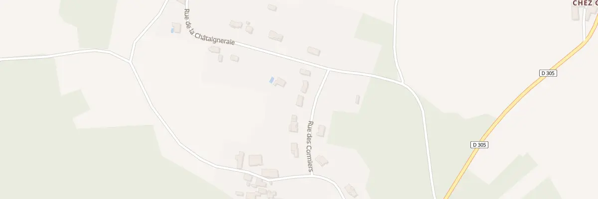 Plan du 7 Rue des Cormiers à Bernac