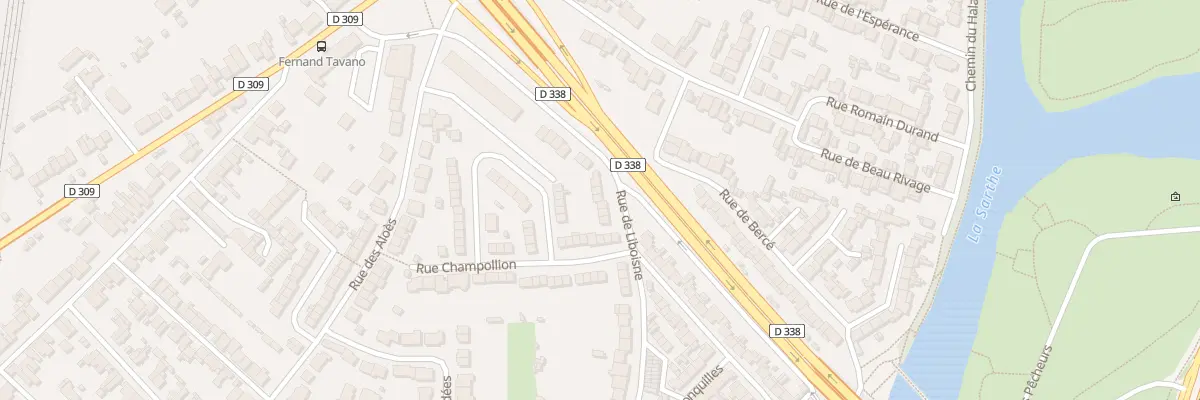 Plan du 6 Rue de Liboisne au Mans