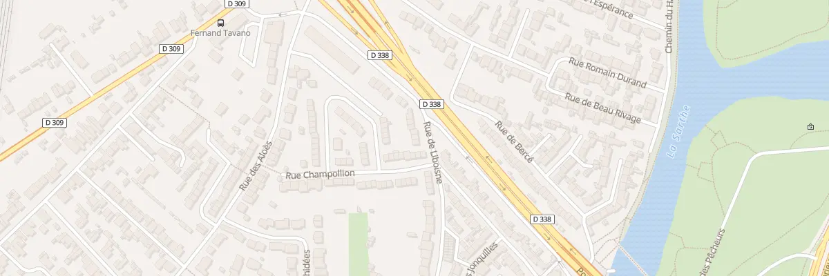 Plan du 10 Rue de Liboisne au Mans