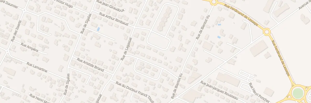 Plan du 8 Rue de Ballias à Marmande