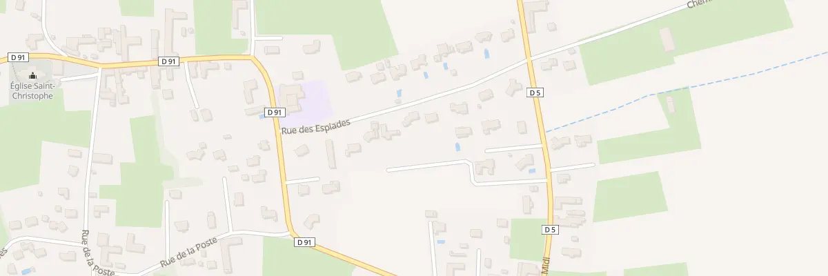 Plan du 8 Rue des Espiades à Pouyastruc