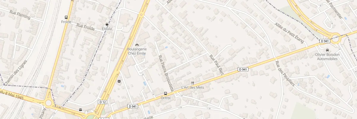 Plan du 7 Rue du Repos à Angoulême
