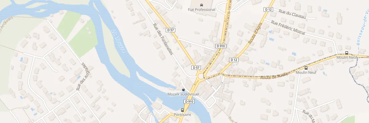 Plan du 6 Rte des Fours à Chaux à Gond-Pontouvre
