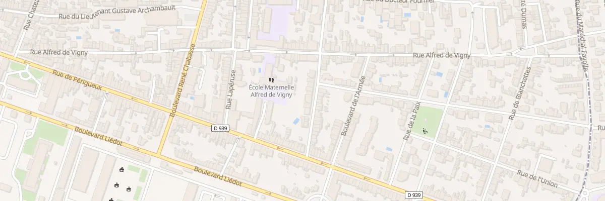 Plan du 5 Rue de la Mutualite à Angoulême