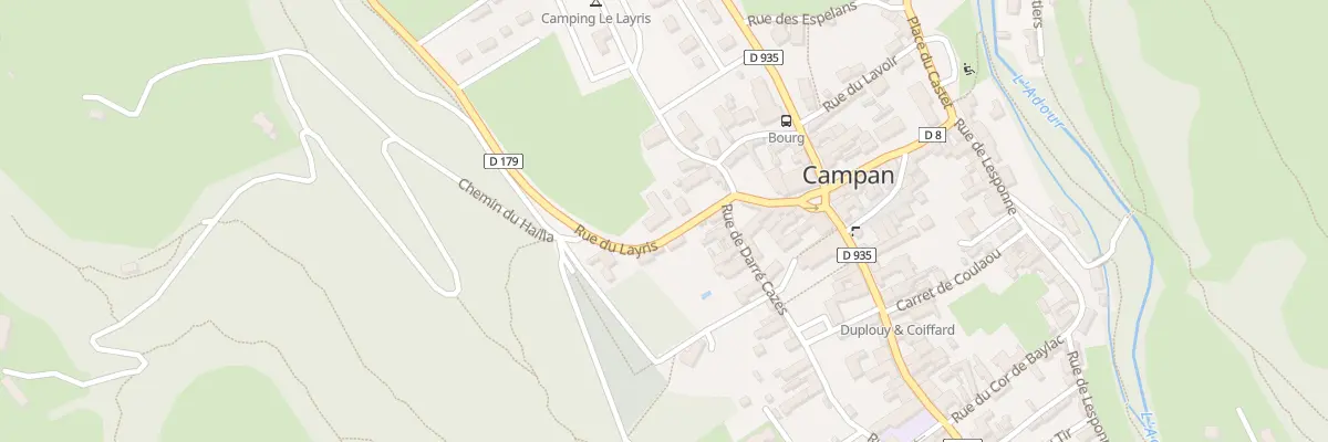 Plan du 1057 Rue du Layris à Campan